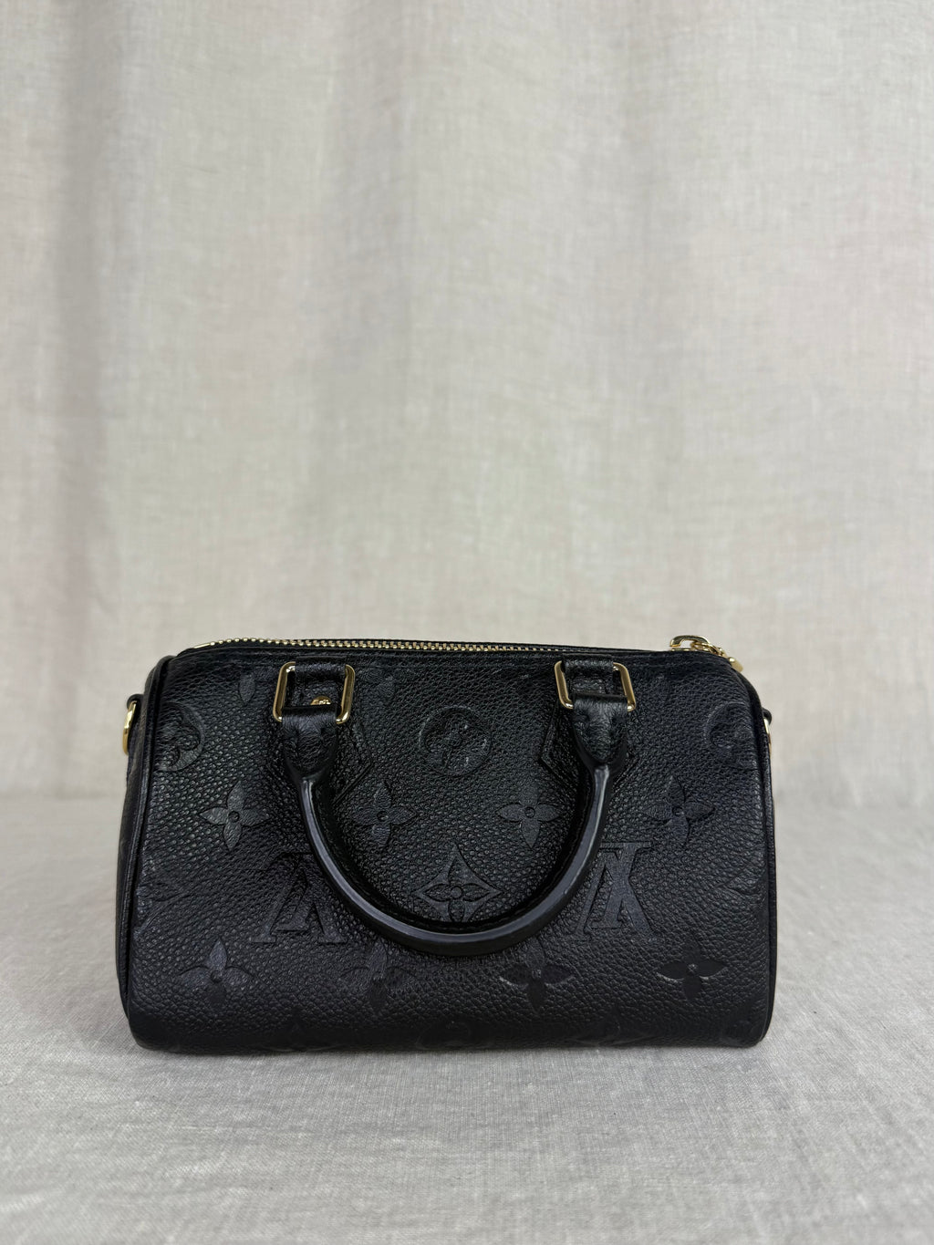 Louis Vuitton Black Nano Speedy Bag