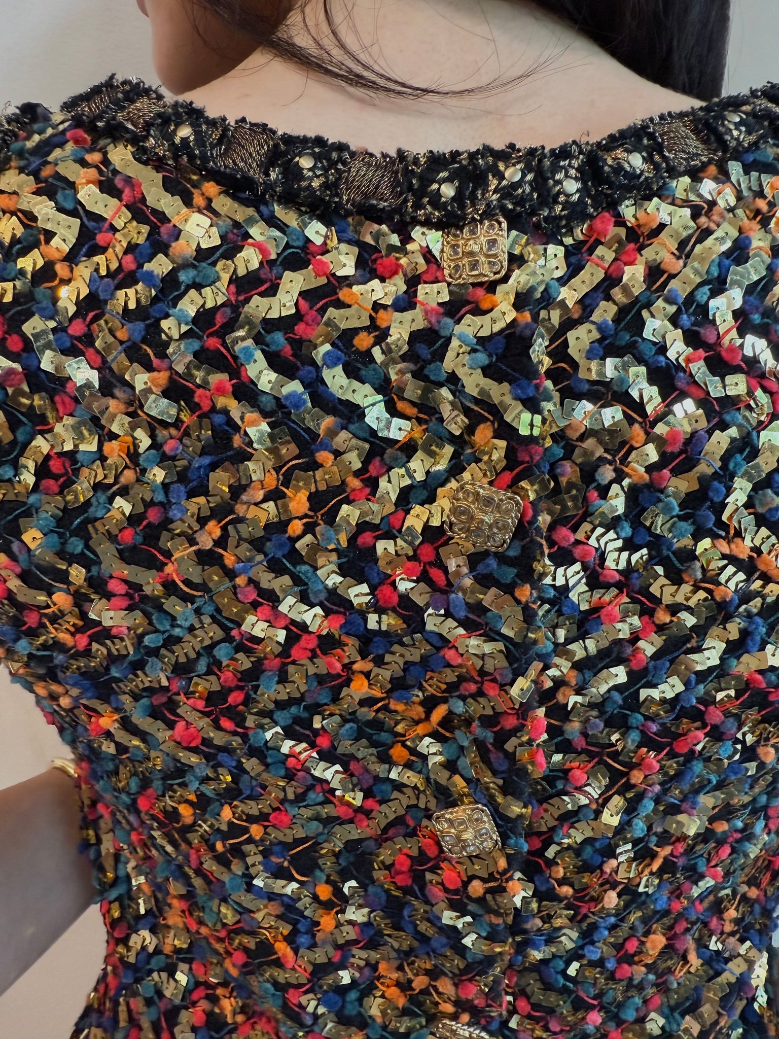 Chanel Sleeveless Sequin Top Sping 2014 Collection