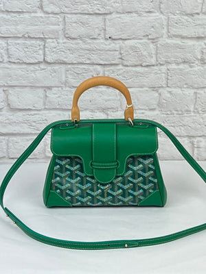 Goyard Goyardine Saigon Souple Mini Bag, NEW, Green