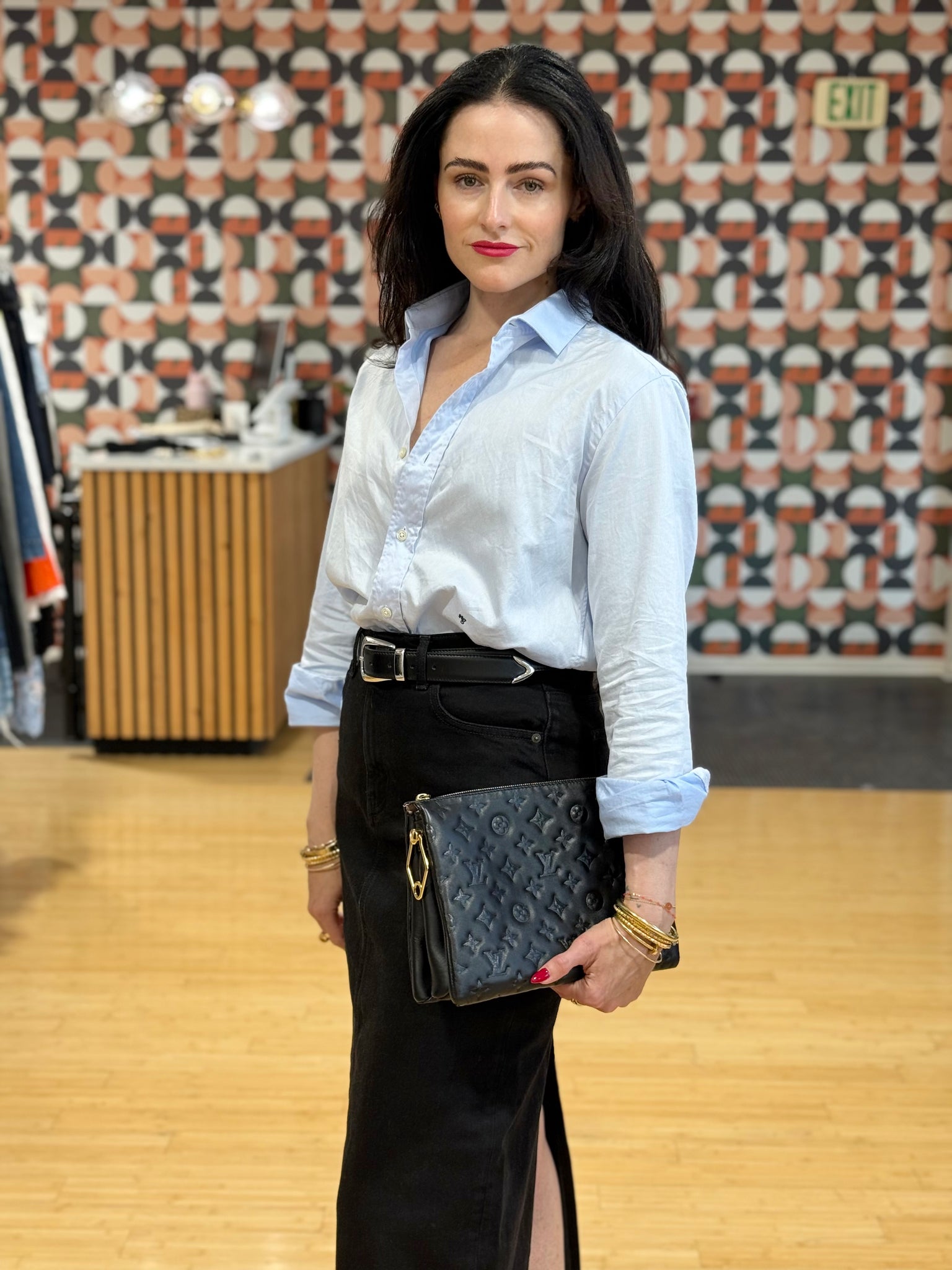 Louis Vuitton Lambskin Coussin PM