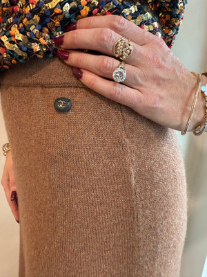 Chanel Cashmere A-Line Skirt 2013 Spring Collection