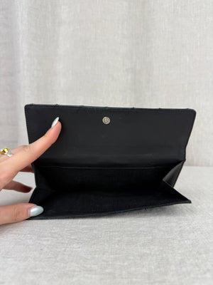 Chanel Black Quilted Wallet