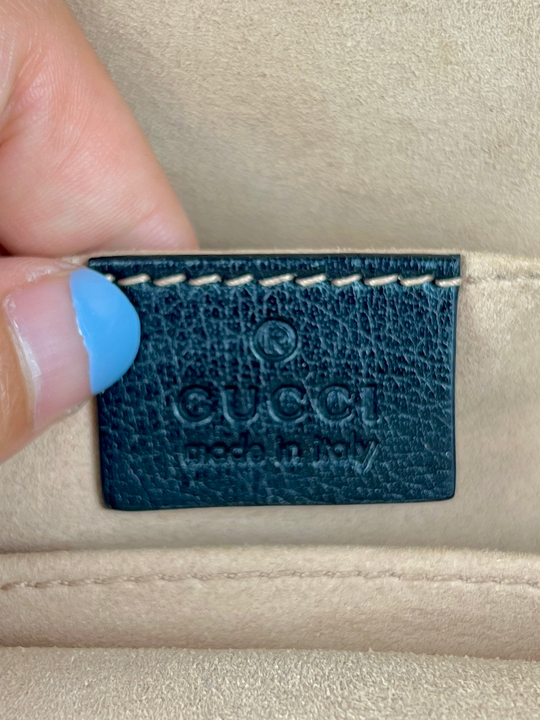 Gucci Black Leather Re(Belle) Small Shoulder Bag, Black/Gold Tone