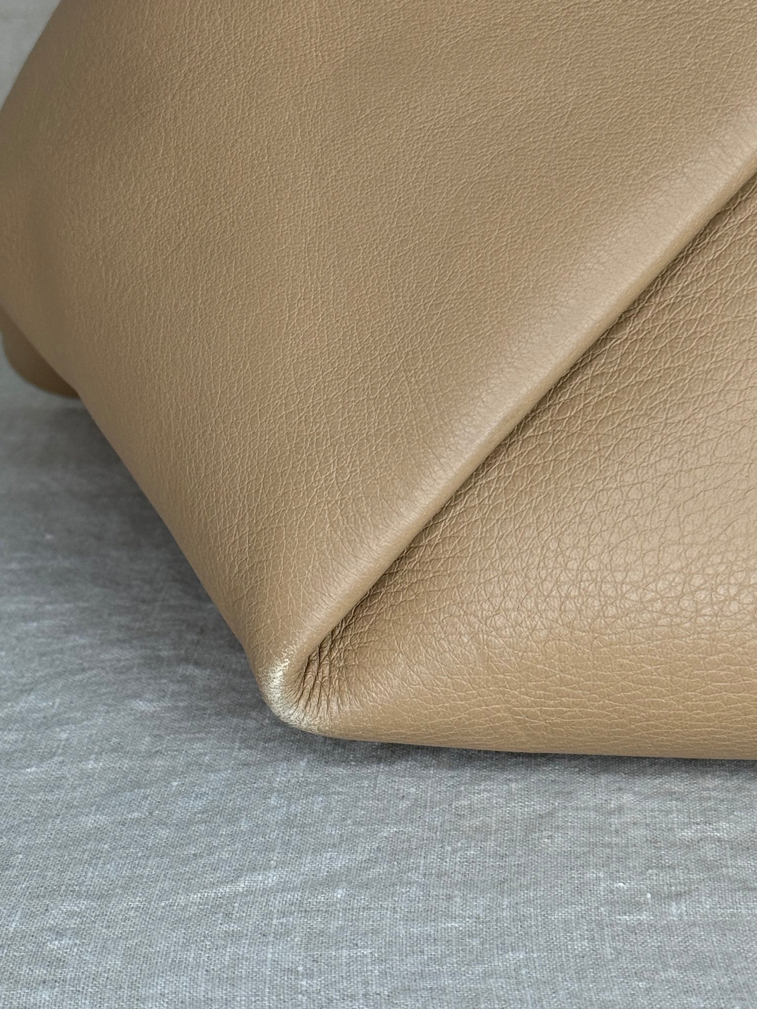 Mansur Gavriel Mini Tulipano Bag in Nocciola Calfskin Leather
