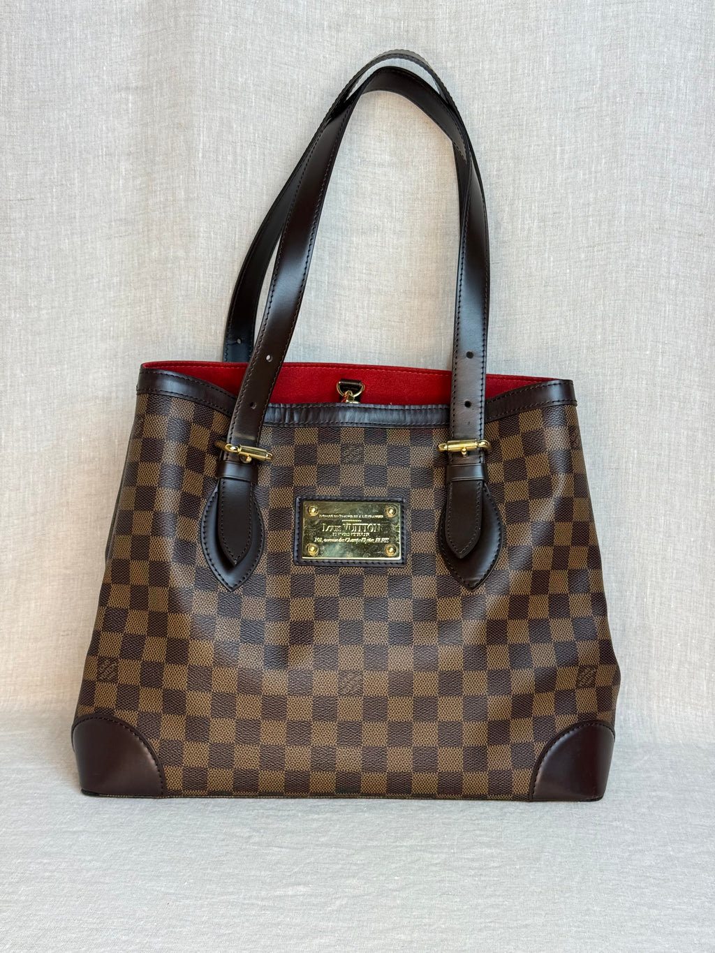 Louis Vuitton Damier Ebene Hampstead Tote bag