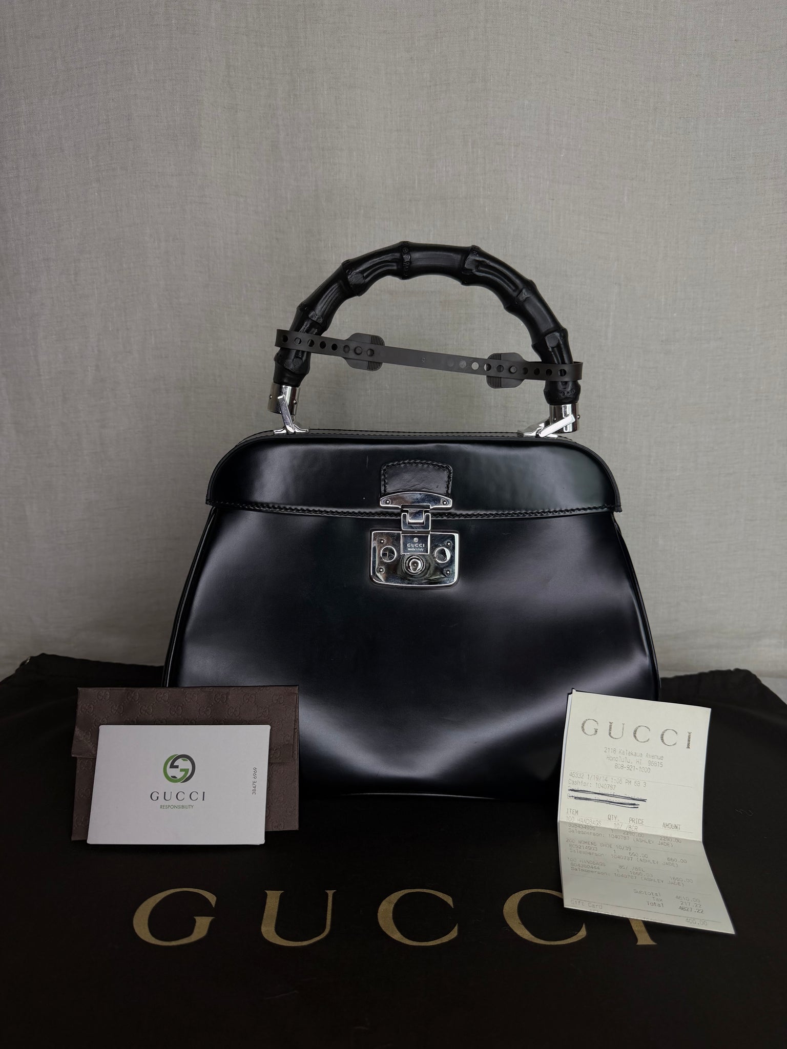 Gucci Bamboo Top Handle Purse