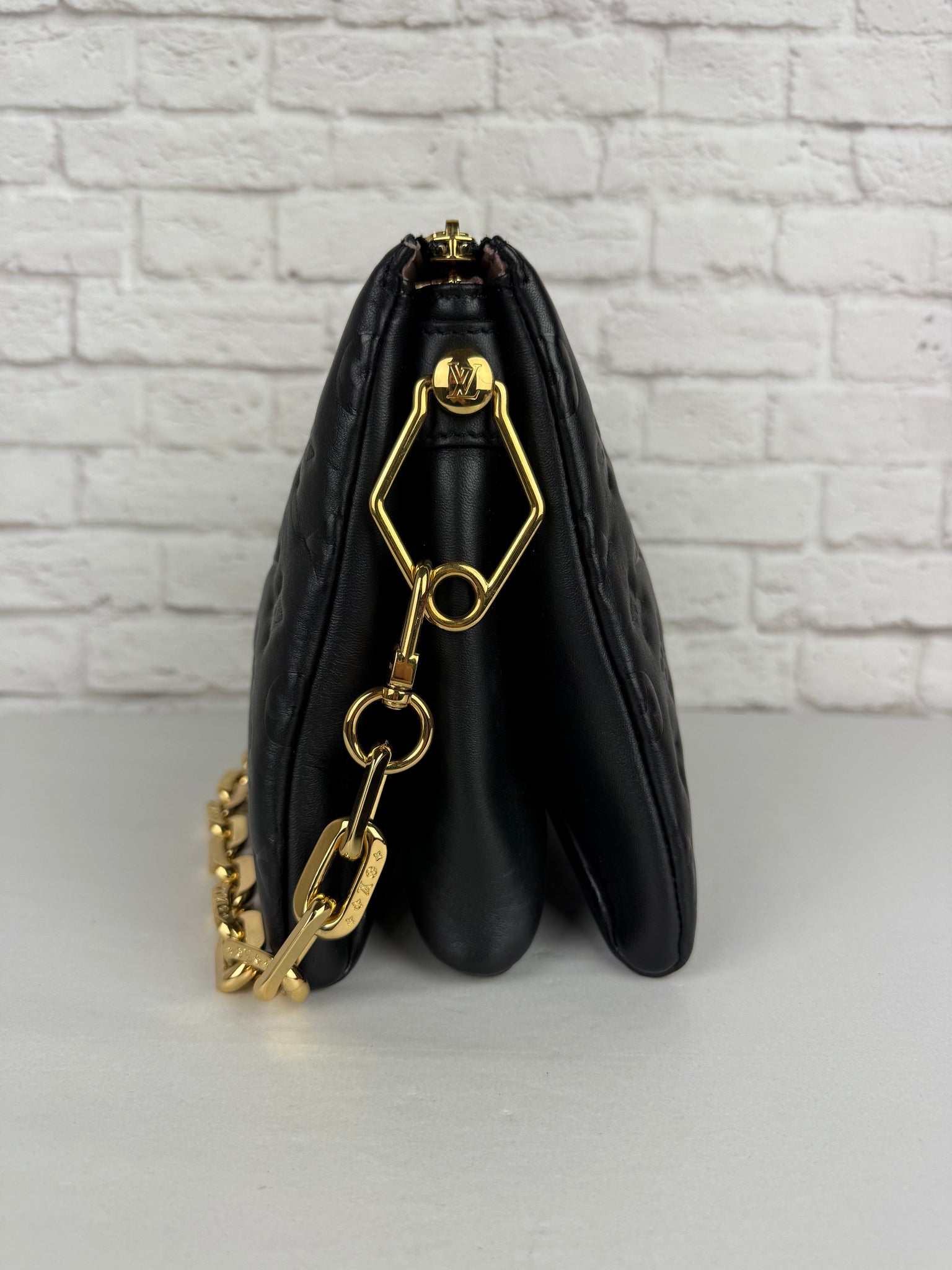 Louis Vuitton Lambskin Coussin PM