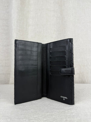 Chanel Black Quilted Wallet