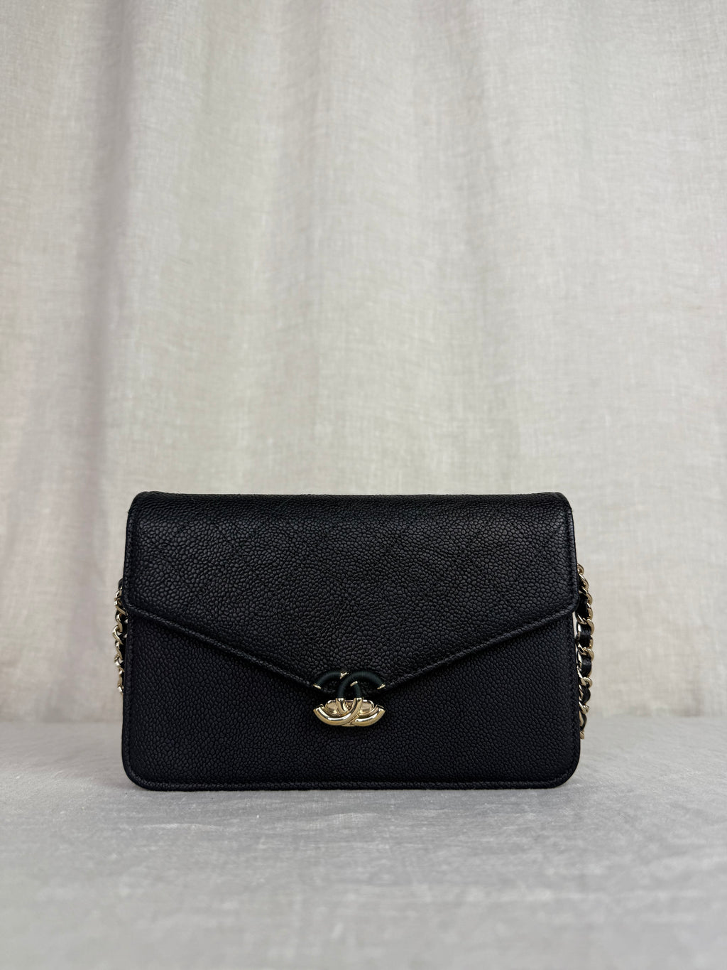 Chanel 2019 Karl Lagerfeld Calfskin Wallet on Chain
