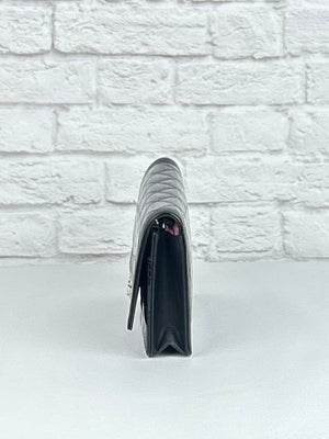Chanel Boy Wallet on Chain in Black Patent Leather