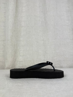 Gucci New Black Flip Flops Size 7.5-8