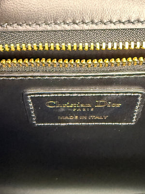 Christian Dior 30 Montaigne Medium Calfskin Black