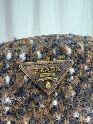 Prada Tweed Clutch