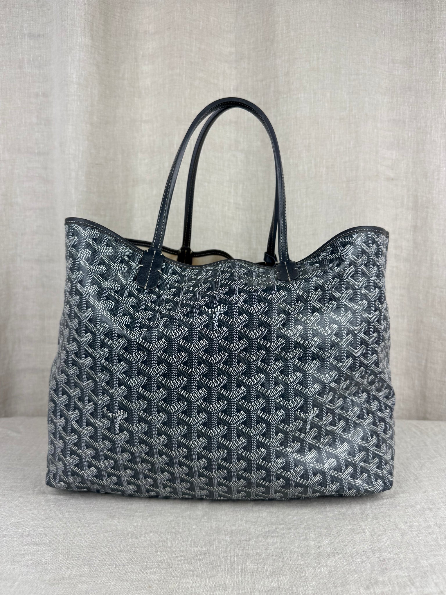 Goyard Saint-Louis PM Tote in Grey