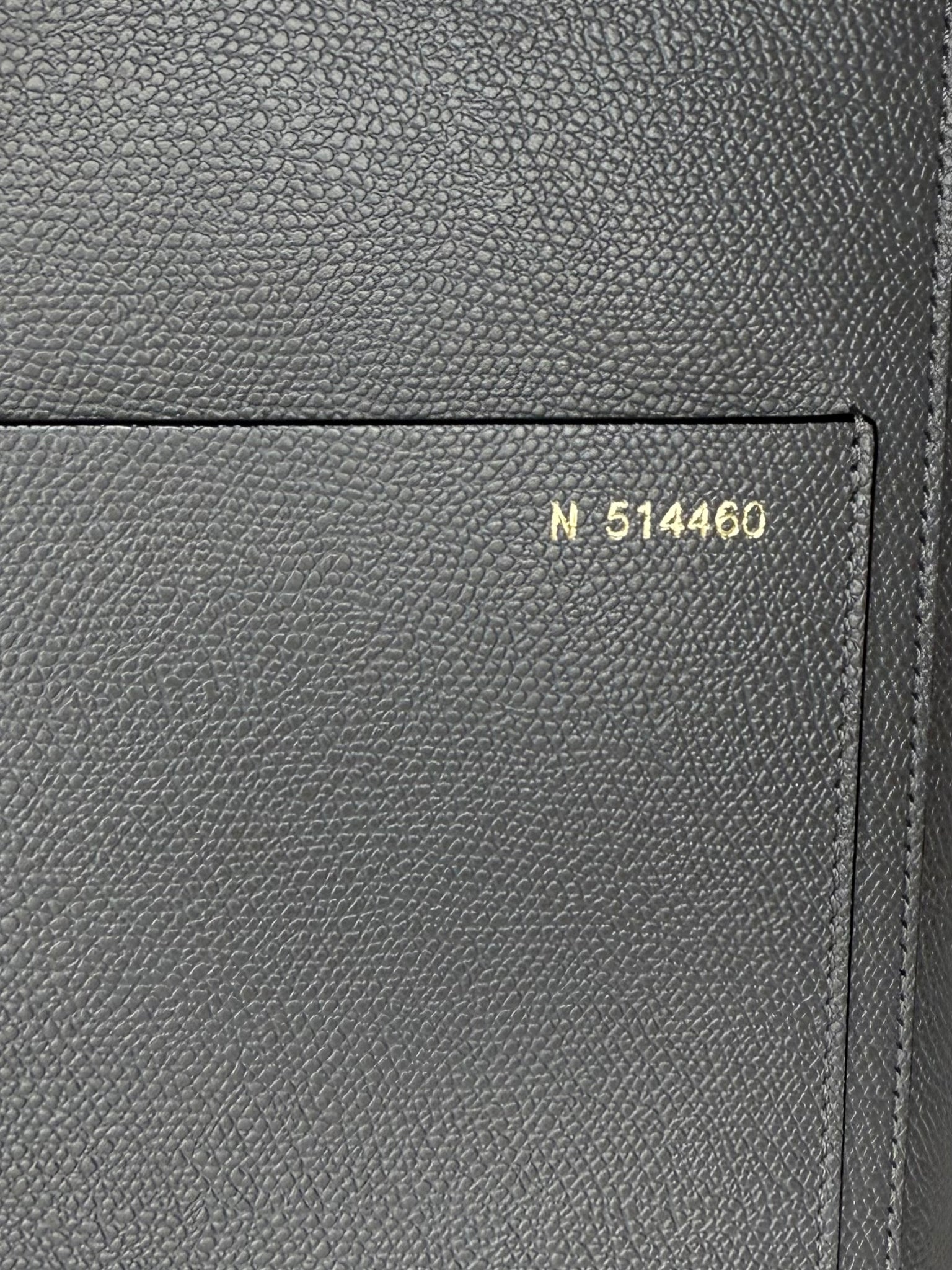 Valextra Medium Bucket Tote in Graphite