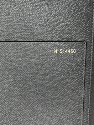 Valextra Medium Bucket Tote in Graphite