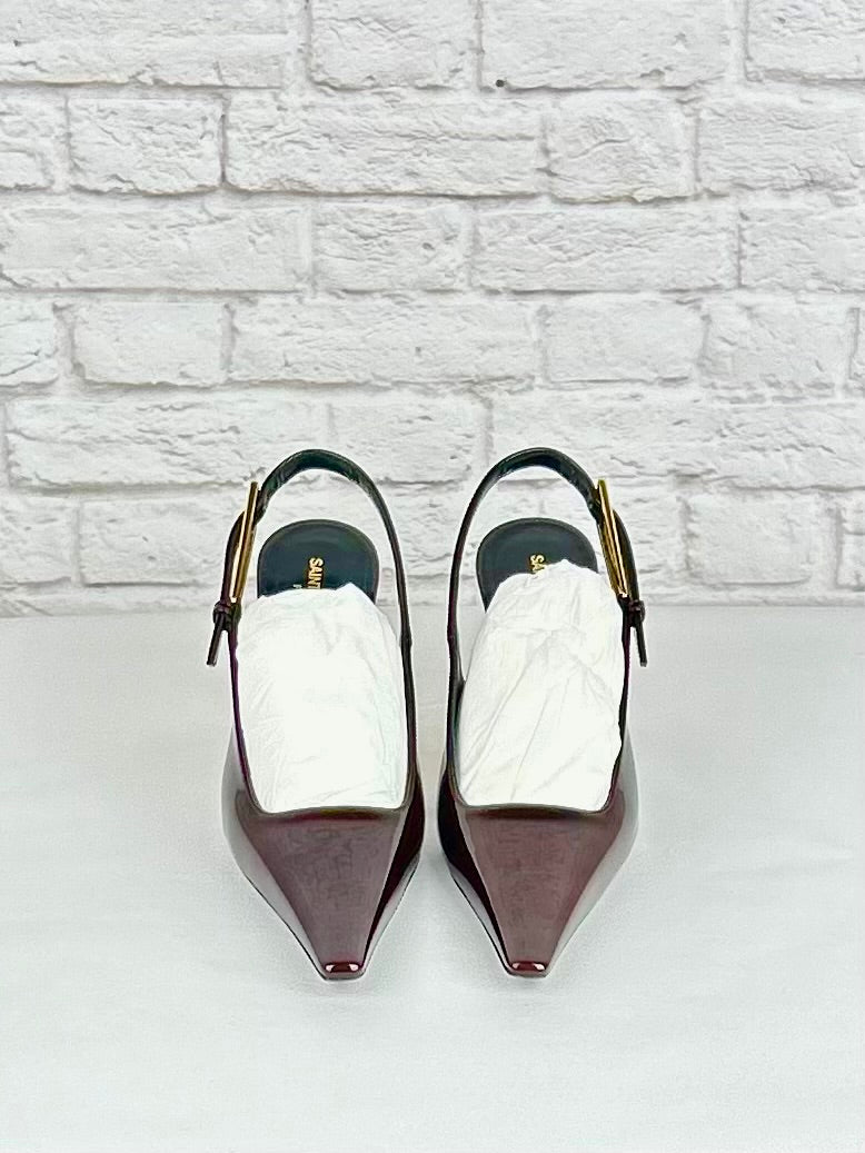 SAINT LAURENT
Lee Slingback 75mm, Size 38