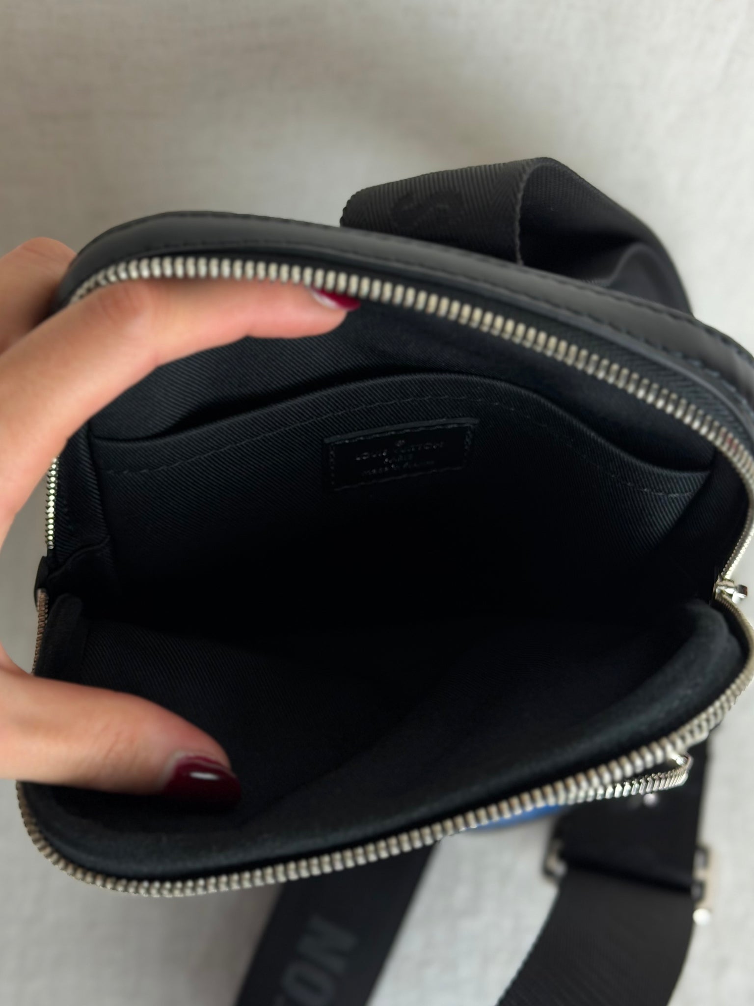 Louis Vuitton Blue Damier Amazone Sling Bag