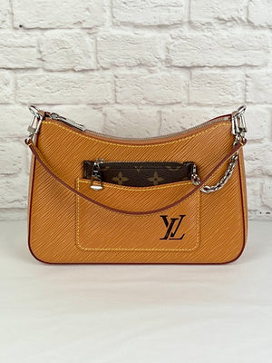 Louis Vuitton Marelle Epi Leather Shoulder Bag, Gold