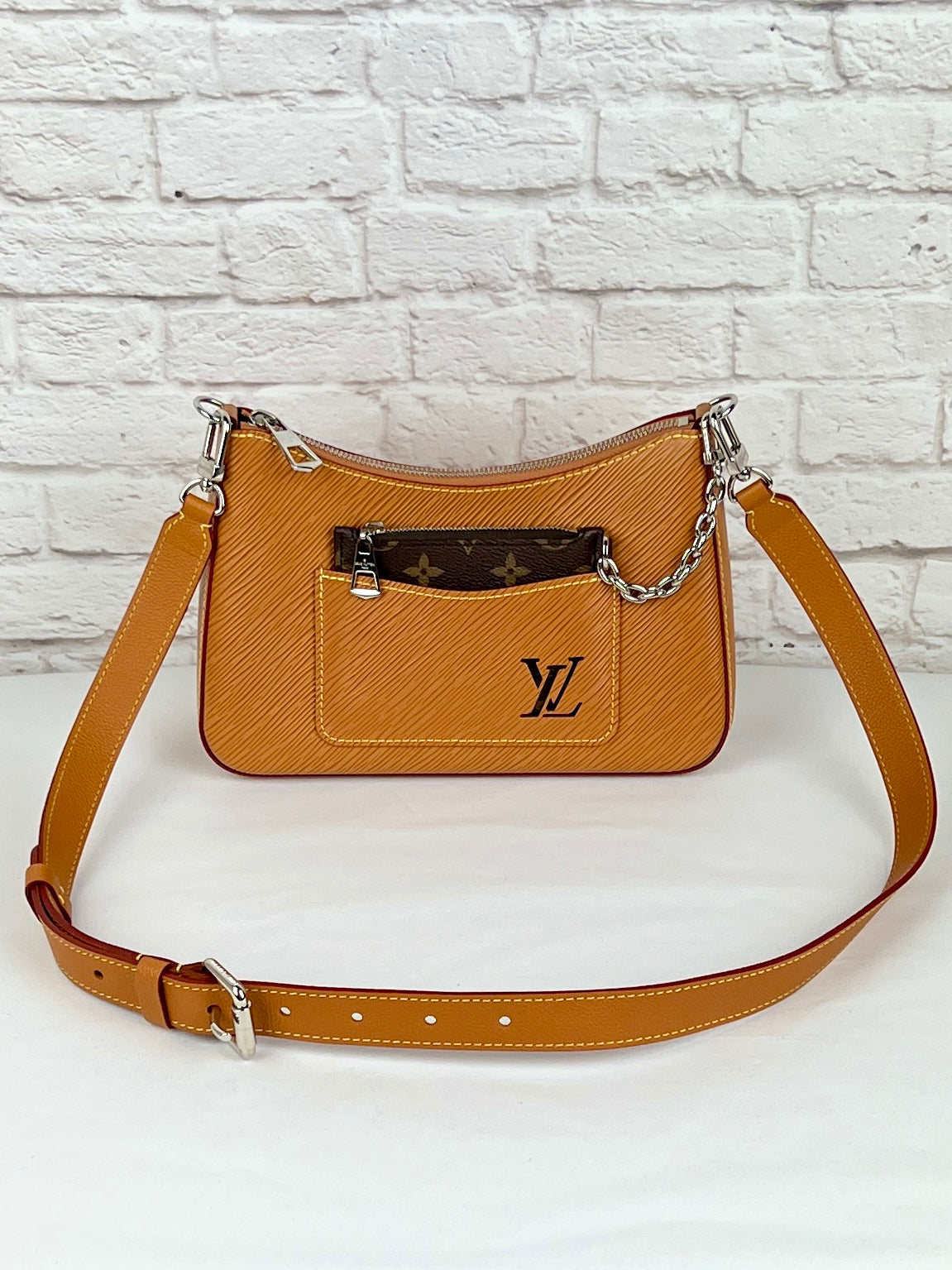 Louis Vuitton Marelle Epi Leather Shoulder Bag, Gold