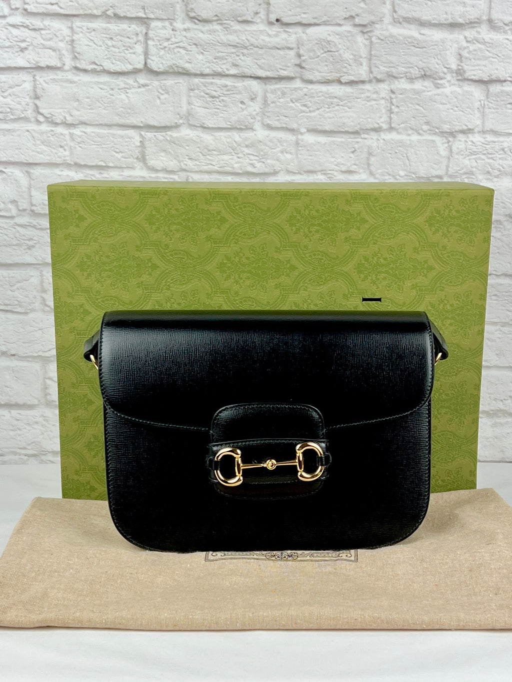 Gucci Horsebit 1955 Small Shoulder Bag, New In Box