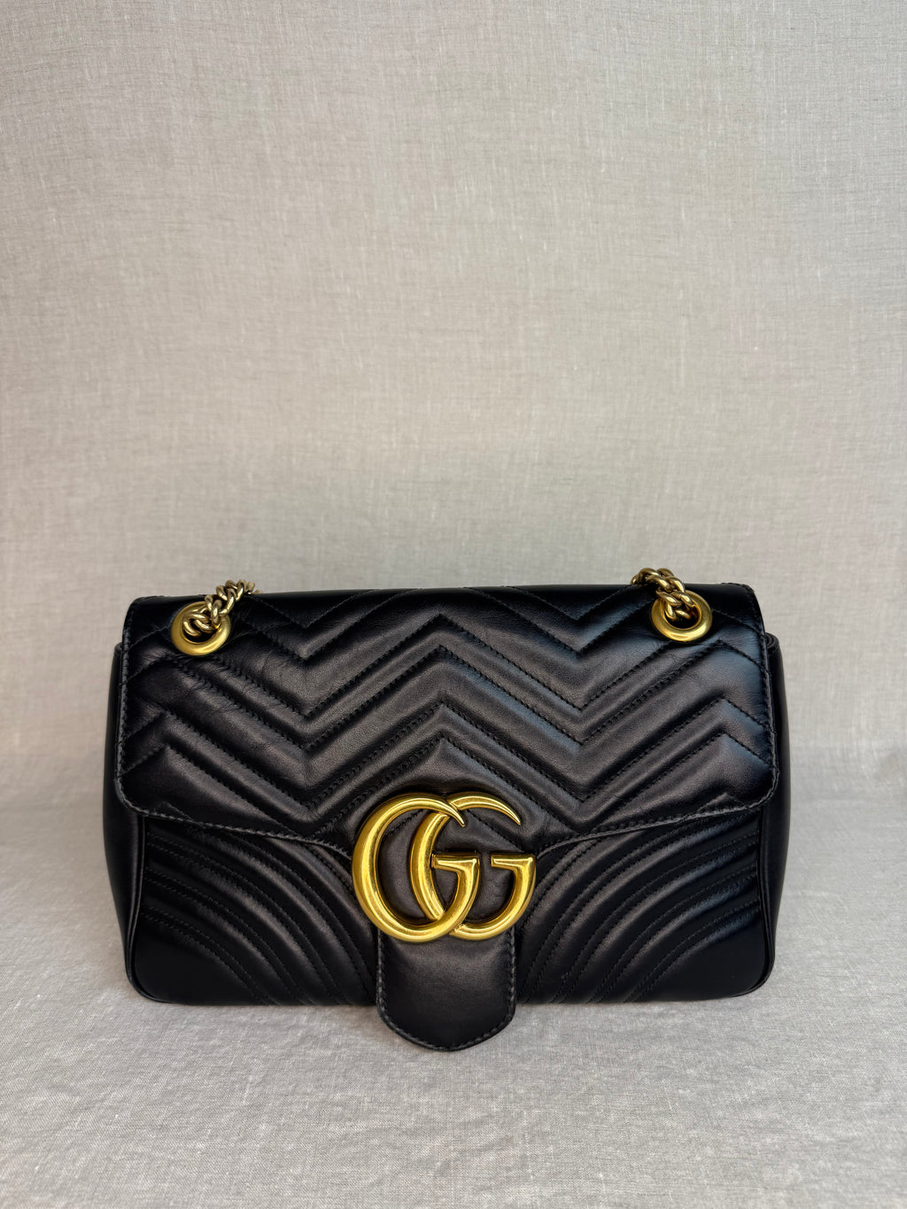 Gucci Marmont Quilted Leather Shoulder Bag