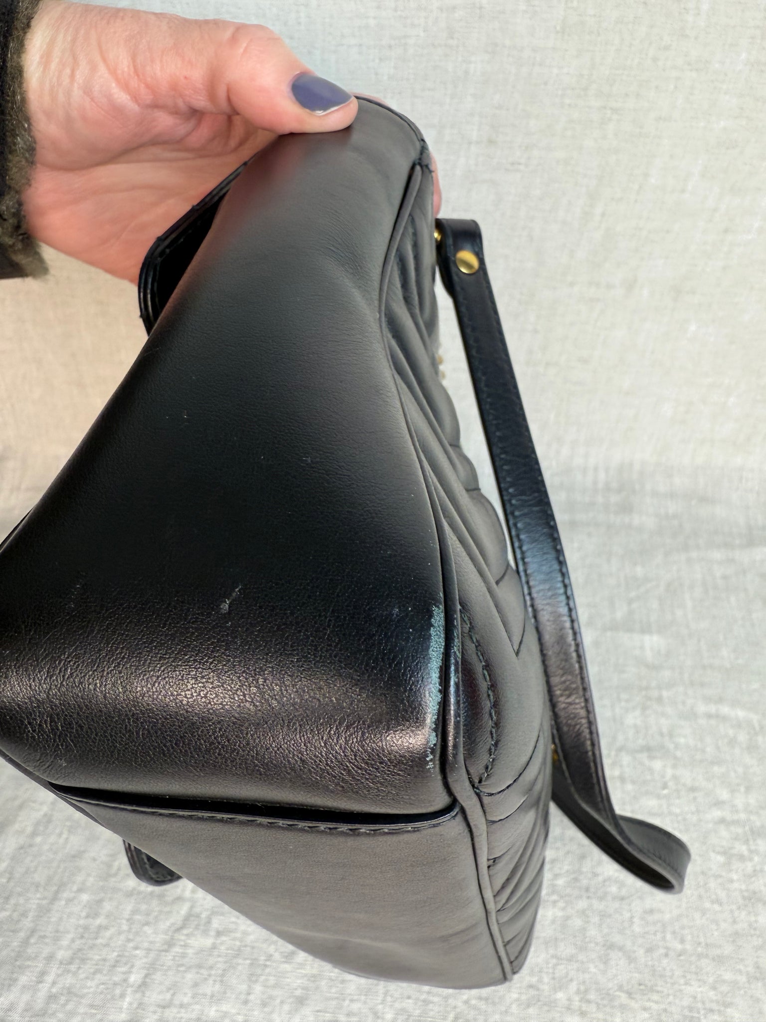 Gucci Marmont Quilted Leather Shoulder Bag