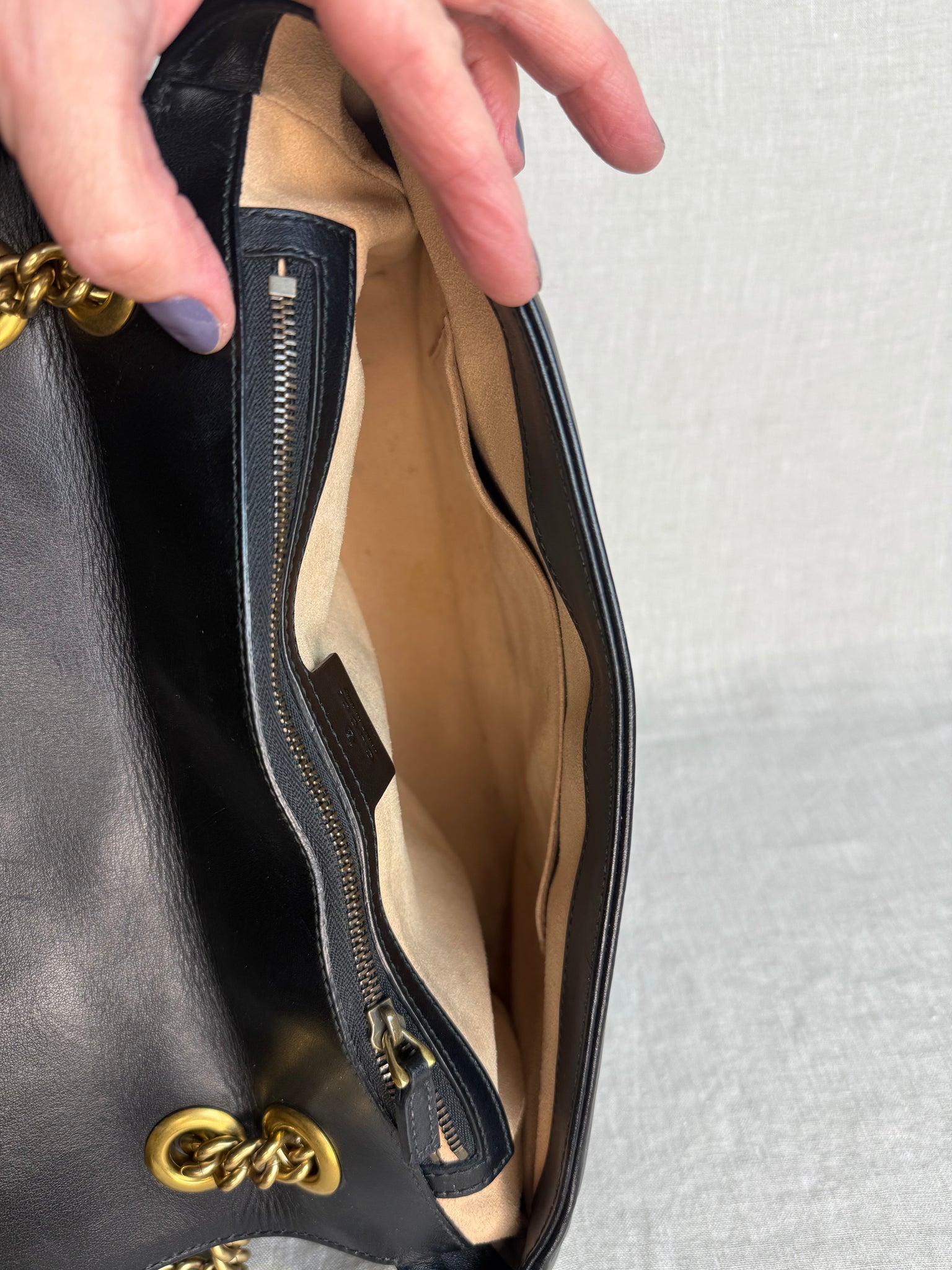 Gucci Marmont Quilted Leather Shoulder Bag