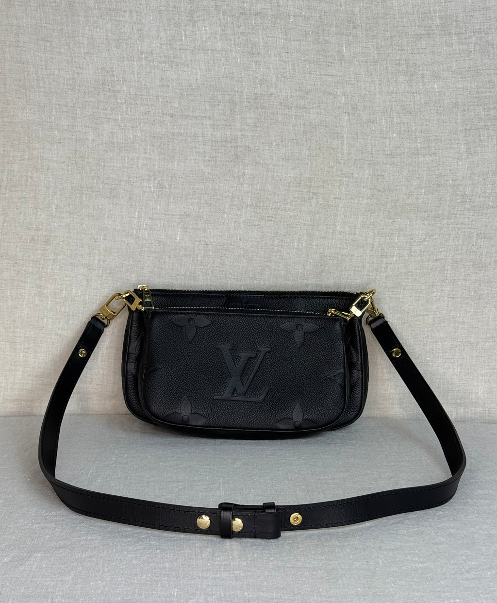 Louis Vuitton Empreinte Monogram Giant Multi Pochette Black