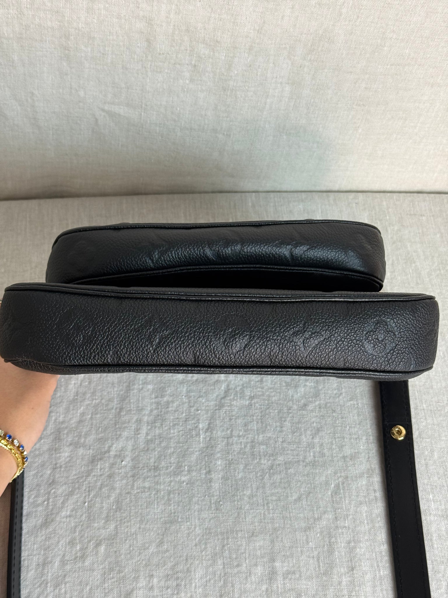 Louis Vuitton Empreinte Monogram Giant Multi Pochette Black