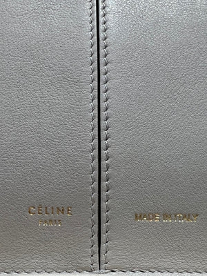 Celine Tri-Fold Bag, Pearl Grey