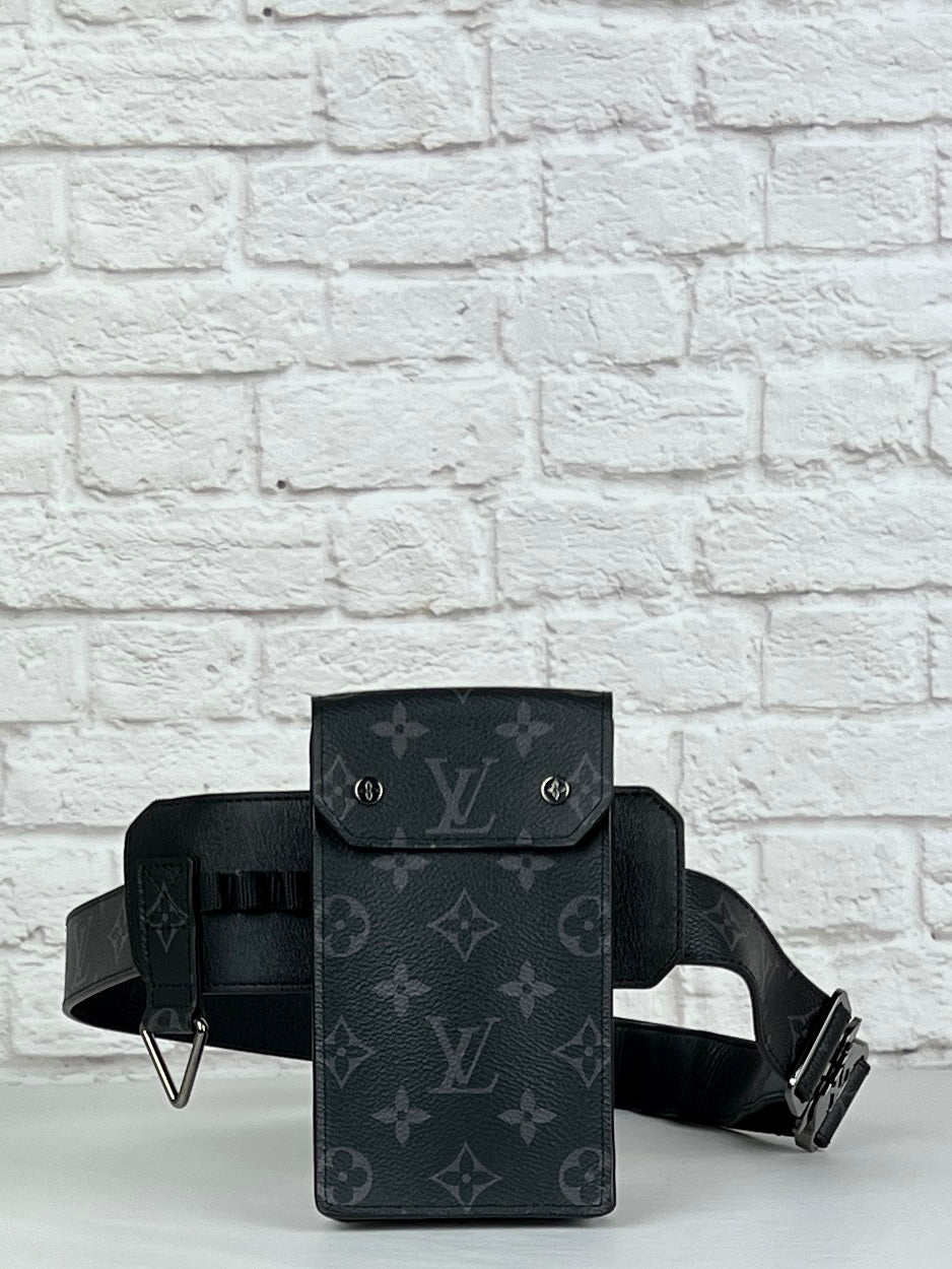 Louis Vuitton 35 MM Utility Belt Monogram Eclipse, Size 100/40