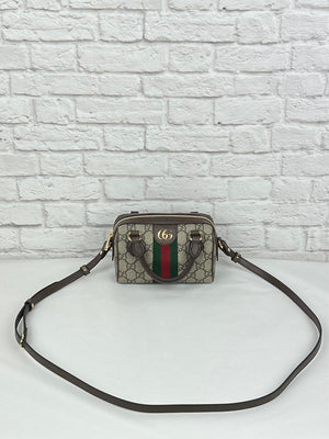 Gucci Ophidia Super Mini Bag, Beige