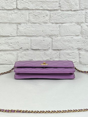 Chanel Pearl Crush Lambskin WOC, Lilac