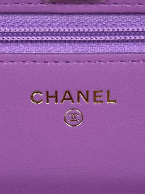 Chanel Pearl Crush Lambskin WOC, Lilac