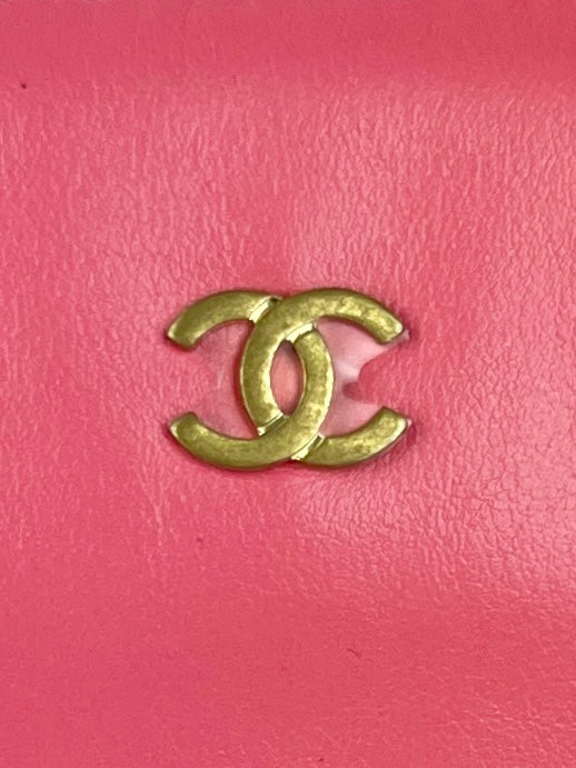 Chanel 22 Hobo Calfskin & Gold-Tone Metal, Pink